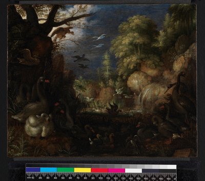 Fåglarnas skapelse, 1619 av Roelandt Jacobsz. Savery