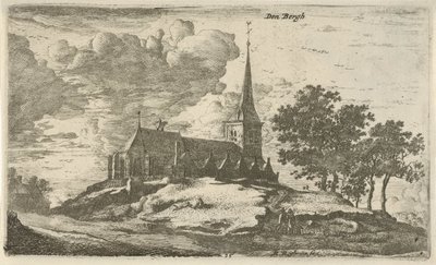 Kyrka i Nederhorst den Berg Den Bergh (titel på objekt) av Roelant Roghman