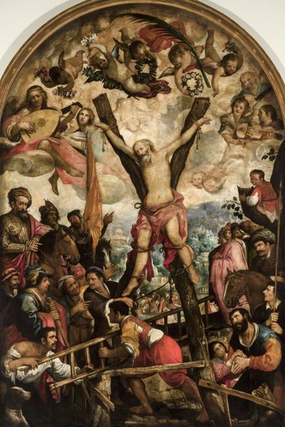 Sankt Andreas martyrskap, ca. 1610. av Roelas