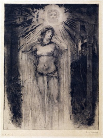 Symbolism: Kundry av Egusquiza y Barrena, Rogelio de (1845-1915) av Rogelio Egusquiza