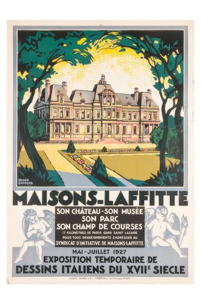 Maisons-Laffitte, tillfällig utställning av italienska 1600-talsteckningar av Roger Broders