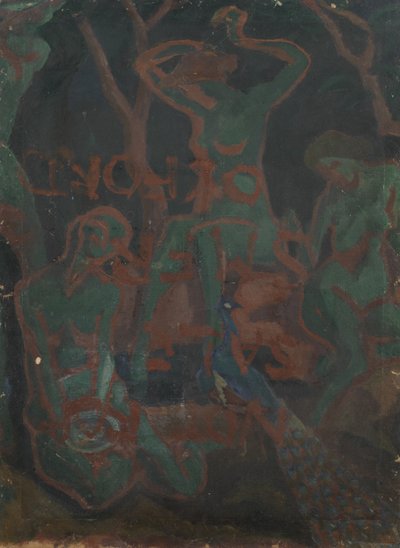 Kvinnliga nakenbilder i ett landskap av Roger Eliot Fry