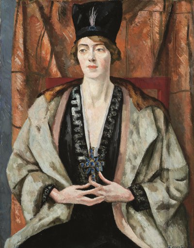 Porträtt av Viola Tree (olja på duk) av Roger Eliot Fry