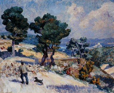 Roque Martins, ca 1922 (olja ombord) av Roger Eliot Fry