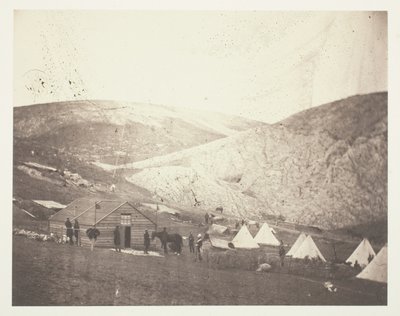 Läger för 4:e dragongardet, nära Karyni av Roger Fenton