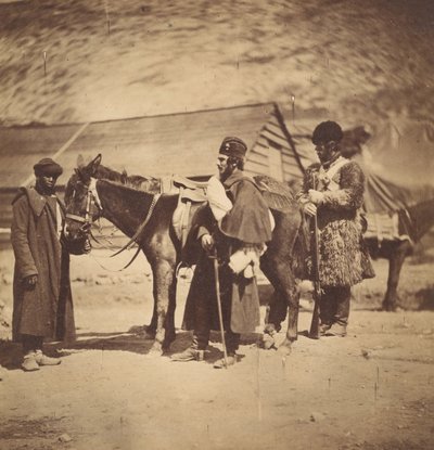 Kapten Burnaby vid Grenadiergardet, 1855. av Roger Fenton