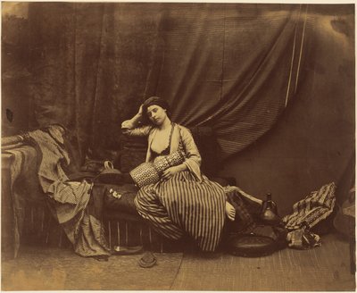 Kontemplativ odalisk av Roger Fenton