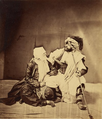 Par i maskeraddräkt av Roger Fenton