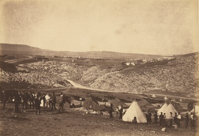 Läger för det hästburna artilleriet av Roger Fenton