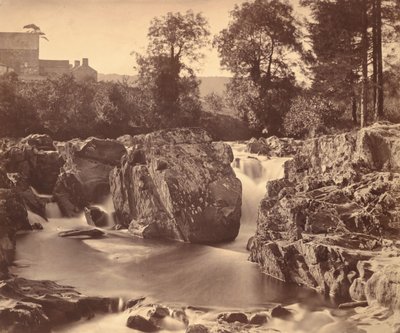 Falls of the Llugwy, vid Pont-y-Pair, 1857. av Roger Fenton
