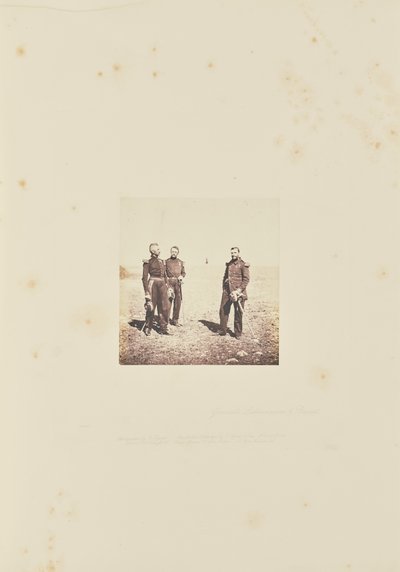 General Labousiniere och General Bevret. av Roger Fenton