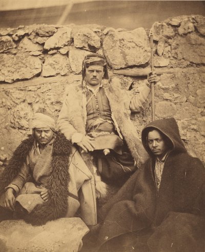 Grupp av kroatiska hövdingar. av Roger Fenton