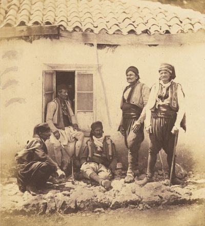 Grupp av montenegriner. av Roger Fenton
