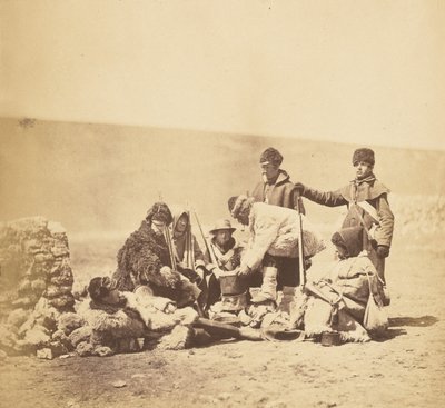 Grupp från 47:e i vinterdräkt av Roger Fenton