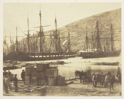 Huvudet av hamnen, Balaklava av Roger Fenton