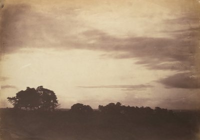 Landskap med moln, troligen 1856. av Roger Fenton