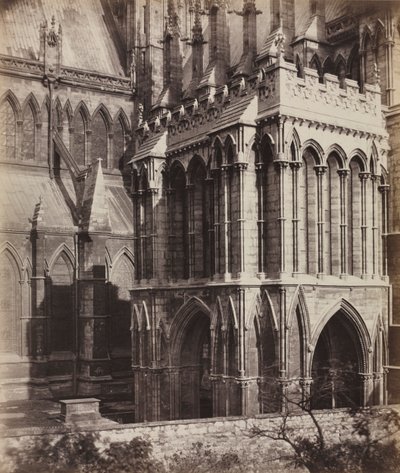 Lincoln Cathedral: The Galilee Porch, ca. 1857. av Roger Fenton