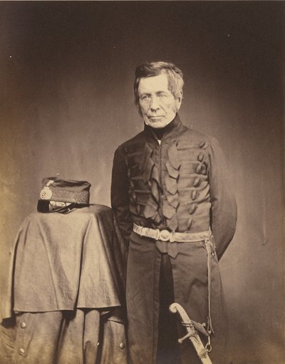 Generallöjtnant Sir J. Burgoyne, G.C.B. av Roger Fenton