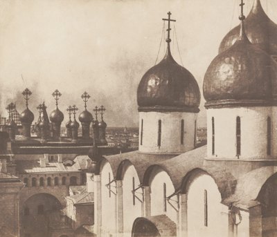 Moskva, kyrkornas kupoler i Kreml av Roger Fenton