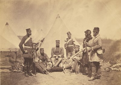 Officerare och män från 89:e regementet. av Roger Fenton