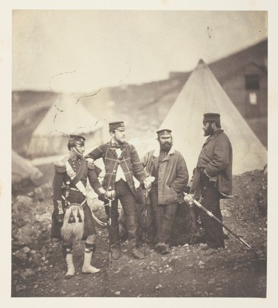 Officerare från 42:a Highlanders av Roger Fenton