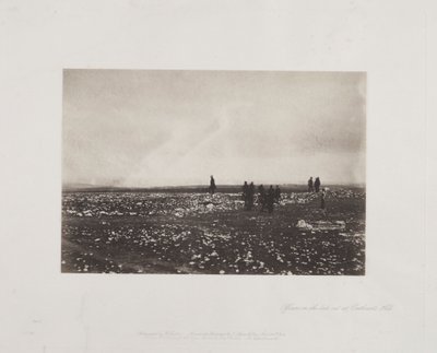 Officerare på utkik vid Cathcarts Hill av Roger Fenton