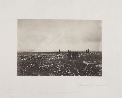 Officerare på utkik vid Cathcarts Hill, 1855. av Roger Fenton