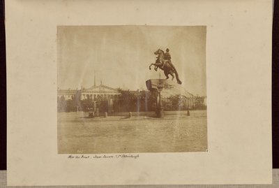 Peter den store, Isaac Square, St Petersburgh [sic] av Roger Fenton
