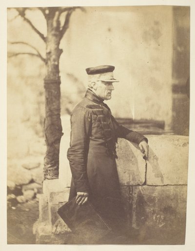 Sir Harry Jones (1791-1866), general; chefsingenjör i Sevastopol, fotograferad på plats, Krim av Roger Fenton