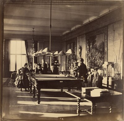 [Biljardrummet, Mentmore House] av Roger Fenton