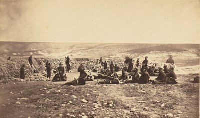 Den franska redutten vid Inkermann av Roger Fenton