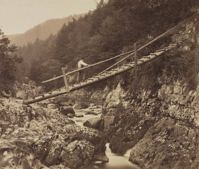 Miners Bridge, på Llugwy, norra Wales, 1857. av Roger Fenton