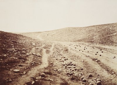 Dödens skuggans dal av Roger Fenton