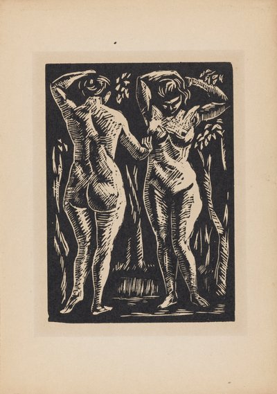 Två nakenbilder av Roger Fry
