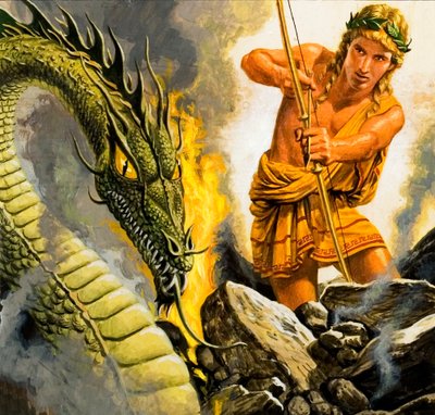 Apollo dräper Python av Roger Payne