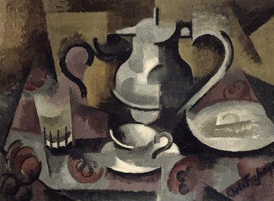 Stilleben med tre handtag av Roger de La Fresnaye