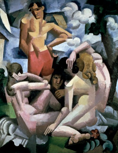 Badarna, 1912. av Roger de La Fresnaye