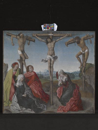 Korsfästelse (olja på trä) av Rogier van der Weyden