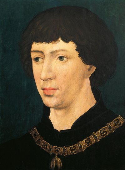 Porträtt av Karl den djärve, hertig av Burgund av Rogier van der Weyden