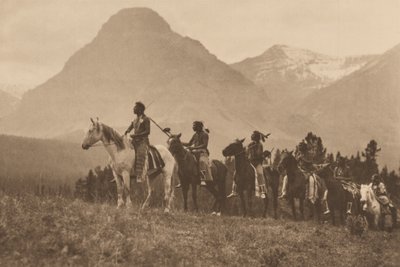 The Pass Finders, Piegan, Montana,1913 (foto) av Roland W. Reed