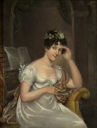 Självporträtt, ca 1814 (olja på duk) av Rolinda Sharples