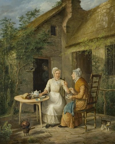 The Village Gossips, ca 1828 (olja på duk) av Rolinda Sharples