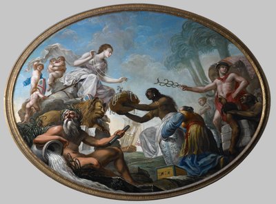 Östern erbjuder sina rikedomar till Britannia av Roma Spiridione