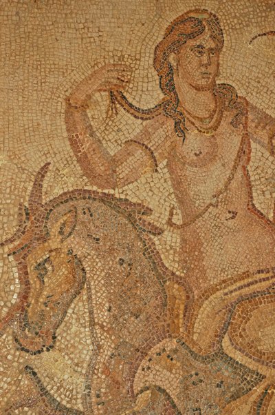 En nymf, från House of Jason Magnus (mosaik) av Roman