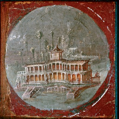 En villa i Stabiae (fräsch) av Roman