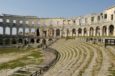 Amfiteatern i Pula, Kroatien av Roman