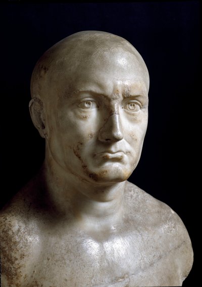 Byst av Scipio den afrikanske (marmorskulptur) av Roman