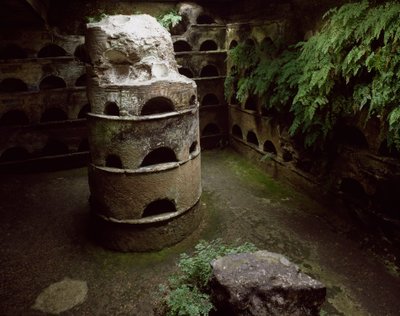 Columbarium of the Tomb of Scipions, 3:e århundradet f.Kr. till 1:a århundradet e.Kr. (fotografi) av Roman