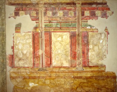 Dekoration från Scalae Caci-huset, Palatinska kullen, Rom av Roman