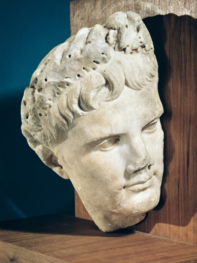 Chef för kejsar Augustus (63-14 f.Kr.) 27-17 f.Kr. (marmor) av Roman